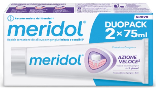 MERIDOL DENTIFRICIO AZIONE VELOCE 75 ML BITUBO - farmascienza.it