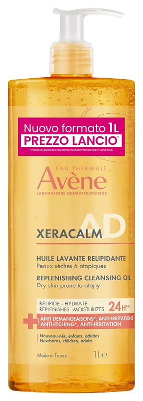 EAU THERMALE AVENE XERACALM AD OLIO DETERGENTE LIPORESTITUTIVO 1 LITRO PREZZO LANCIO - farmascienza.it