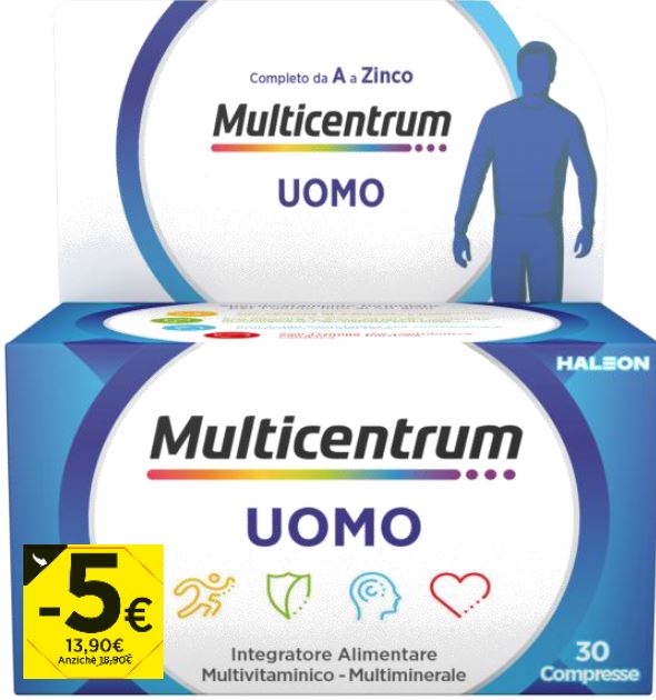 MULTICENTRUM U 30 COMPRESSE PROMO 2026 - farmascienza.it