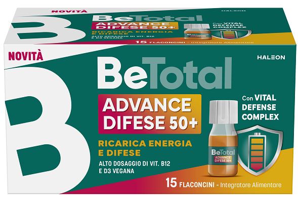 BETOTAL ADVANCE DIFESE 50+ 15 FLACONCINI DA 7 ML AROMA NATURALE ARANCIA CON EDULCORANTI SENZA ZUCCHERI SENZA GLUTINE NATURALMENTE PRIVO DI LATTOSIO - farmascienza.it