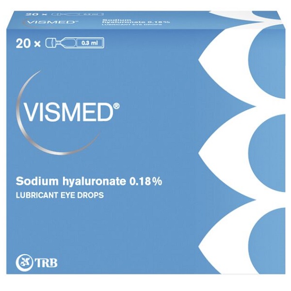 COLLIRIO LUBRIFICANTE VISMED CON ACIDO IALURONICO 0,18% 20 FIALETTE DA 0,3 ML - farmascienza.it