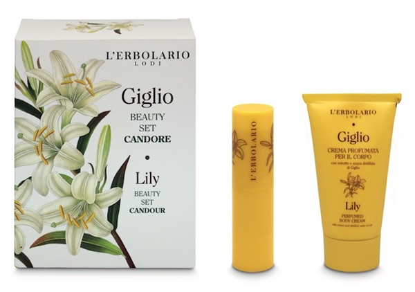 GIGLIO BEAUTY SET CANDORE 1 CREMA PROFUMATA CORPO 75 G + 1 PROFUMO SOLIDO 9 G - farmascienza.it